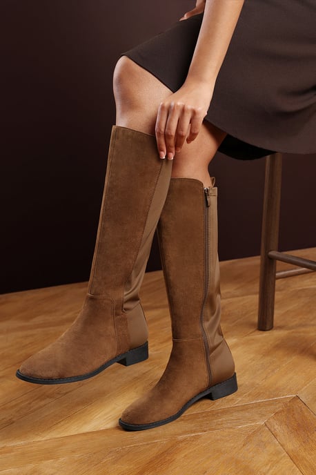 Wheres That From Womens 'Parker' Knee High Boots With Side Zip - Image 6