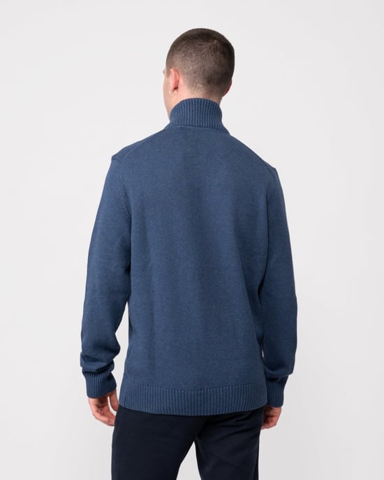 GANT Mens Casual Cotton Half Zip Jumper - Image 4