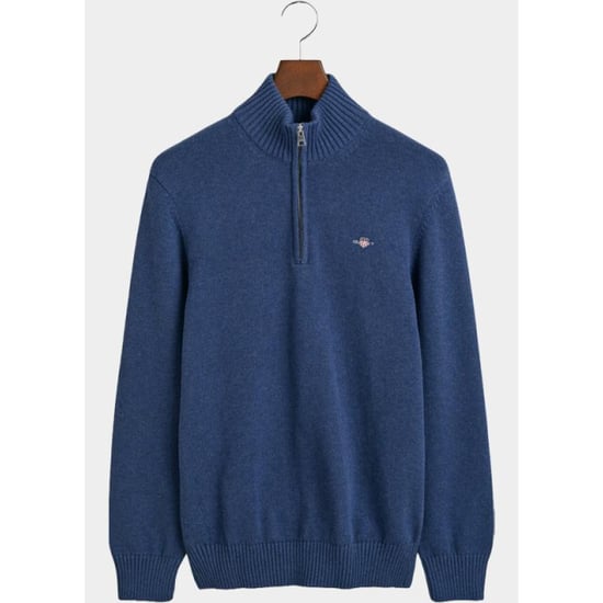 GANT Mens Casual Cotton Half Zip Jumper - Image 5