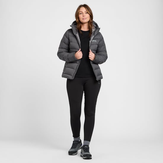 North Ridge Women's Tech Down II Insulated Puffer Jacket with Removable Adjustable Hood - Image 3