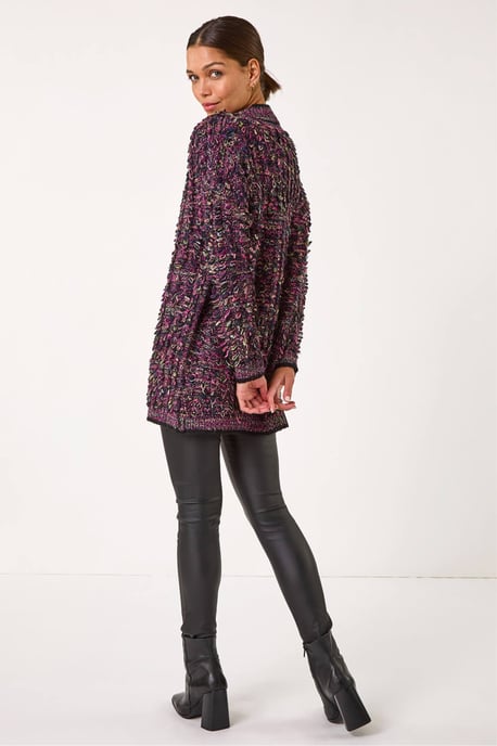 Loop Knit Button Cardigan - Image 4