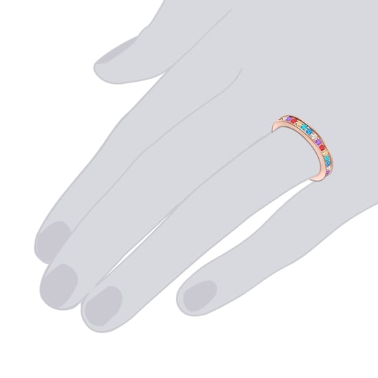 Female Ring with Swarovski crystals® Metal (Alloy) - Image 3