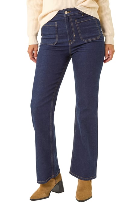 Front Pocket Bootcut Jeans - Image 1