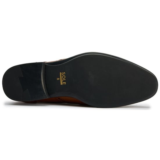 Sole Ldn Wide Fit Brogue Shoes - Image 4