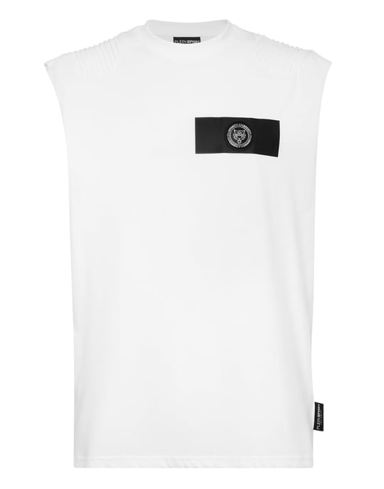 T-shirt med rund halsringning - Image 1