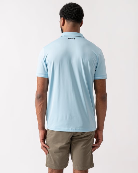 Paul Pro Polo Shirt in Light Blue - Image 2