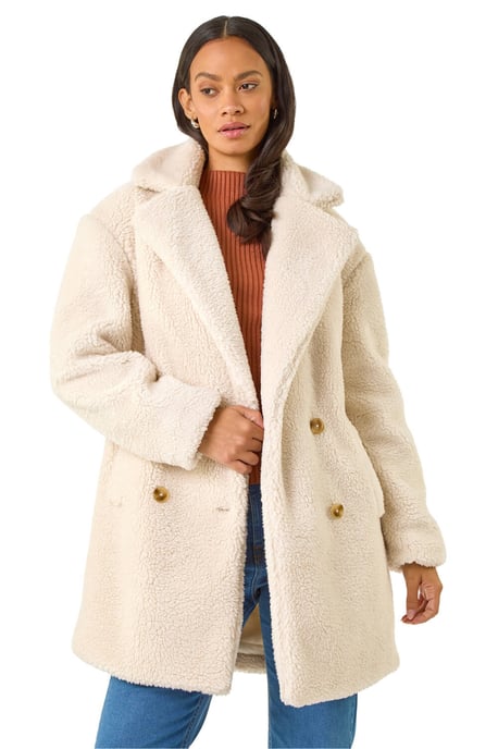 Oversized Boucle Coat - Image 1