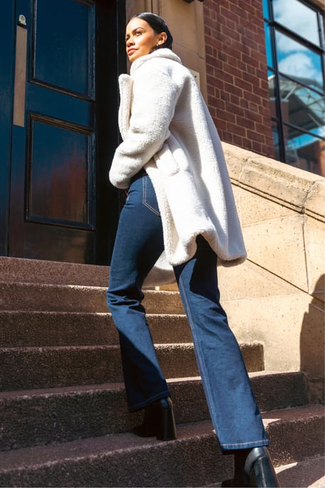 Oversized Boucle Coat - Image 3