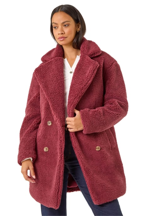 Oversized Boucle Coat - Image 1