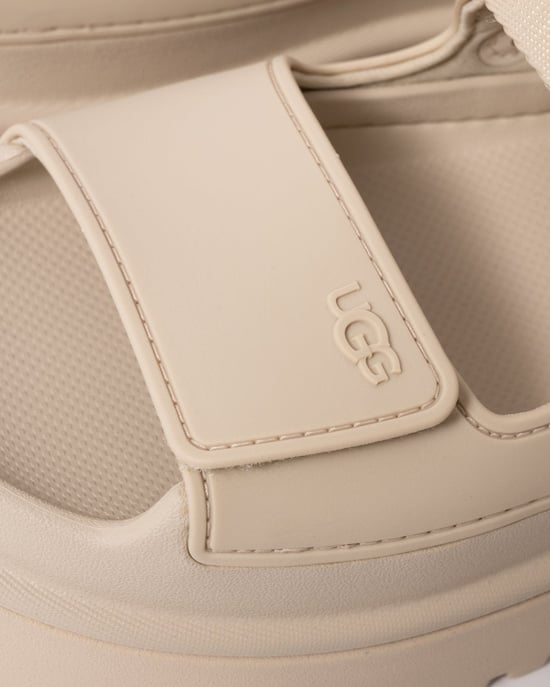 Platformsandalen met Verstelbare Band in Beige - Image 5