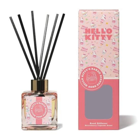 Hello Kitty Bakery Strawberry Cupcake Reed Diffuser 100ml - Image 1