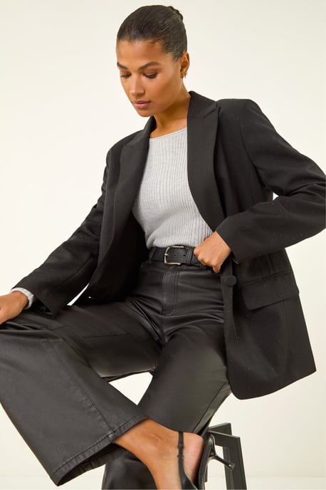 Revere Collared Diamante Jacket - Image 3