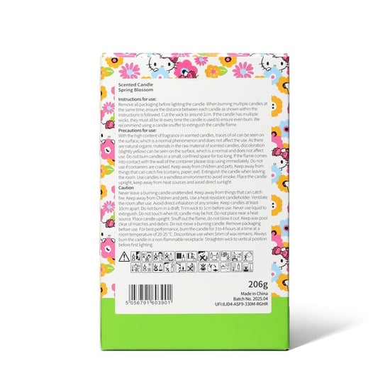Hello Kitty Seasons Spring Blossom Scented Candle 206g - Image 3