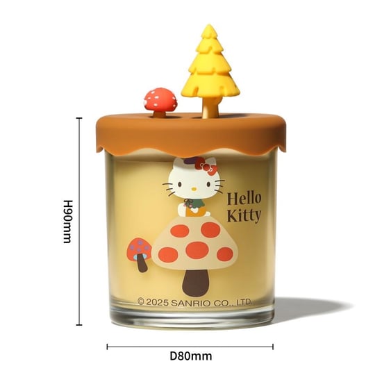 Hello Kitty Seasons Autumn Vanilla Creme Brulee Scented Candle 206g - Image 5