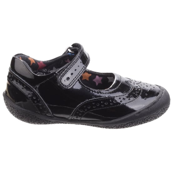 Hush Puppies Rina Junior Patent Leren Meisjes Patent Zwarte Schoenen - Image 5