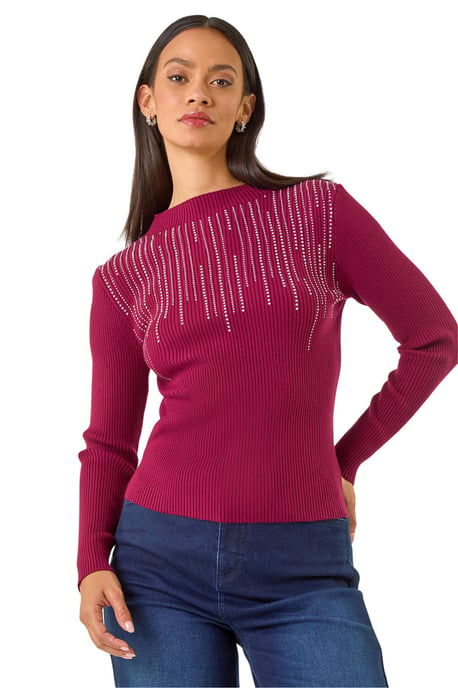 Embellished Knit Jumper - Image 1