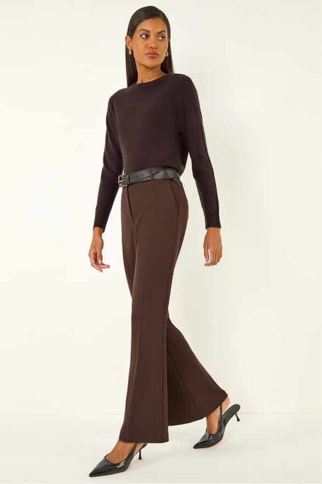 Bootcut Leg Stretch Trousers - Image 3