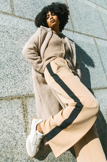 Side Stripe Wide Leg Trouser - Image 3