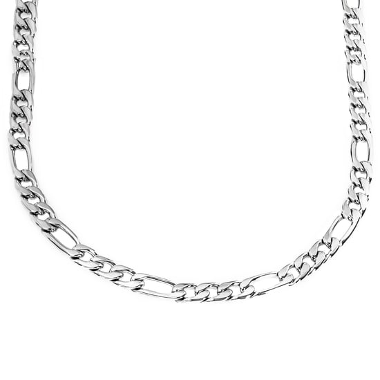 Men's Figaro 316 Steel Chain Necklace 20 Inch, 5mm - Image 1