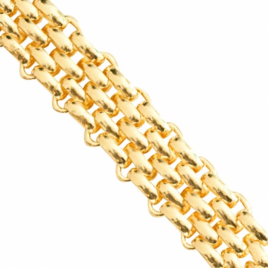 Gold Colour Large Chain Bracelet - Image 2