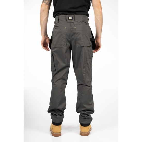 Caterpillar Nexus Holster Stretch Pocket Katoenen Heren Grijze Outdoor Broek - Image 3