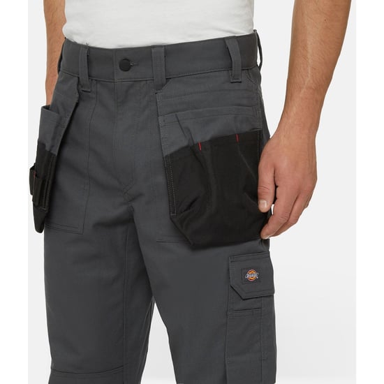 Dickies Multi Pocket Utility Polyester Grijze Werkbroek voor Mannen - Image 4