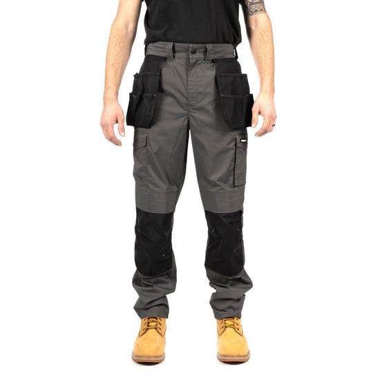Caterpillar Nexus Holster Stretch Pocket Katoenen Grijze Outdoor Broek voor Heren - Image 1