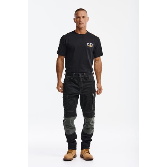 Caterpillar Essentiële Kniezak Rek Holster Polyester Heren Zwarte Buitenspijkerbroek - Image 2
