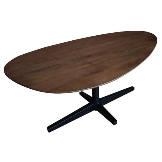 Home67 Eettafel ray 200 x 100 cm mangohout - Image 3