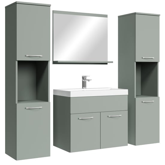 Badplaats Badkamermeubel set montreal xl 60 x 35 cm mat badmeubel met - Image 1