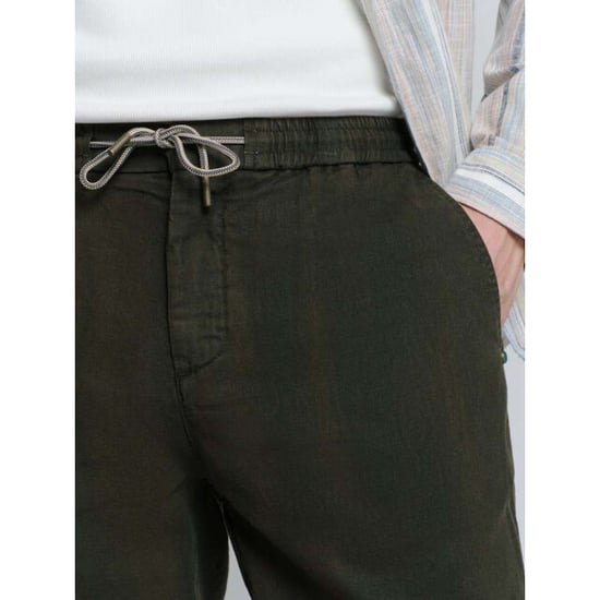 No Excess Pants with linen garment dyed motorblack - Image 6