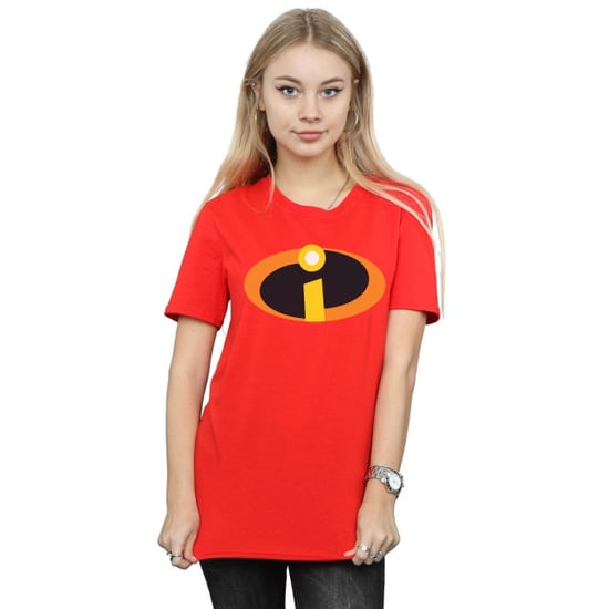 Li-cense Disney dames the incredibles costume logo cotton boyfriend t-shirt - Image 3