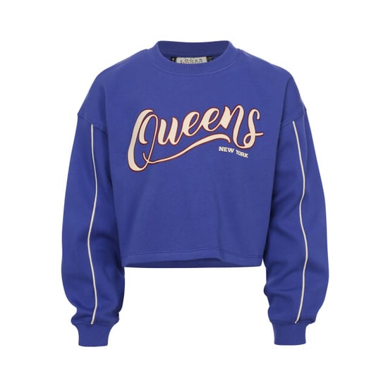 Looxs Revolution Cropped sweater blue queens voor meisjes in de kleur - Image 4