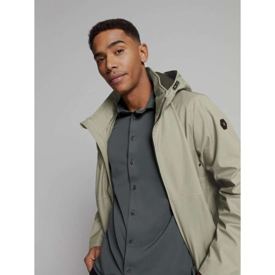 No Excess Jacket mid long hood detachable light army - Image 5