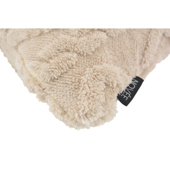 NOVÉE Furry cross beige | 45 x 45 cm | kussenhoes | polyester - Image 2