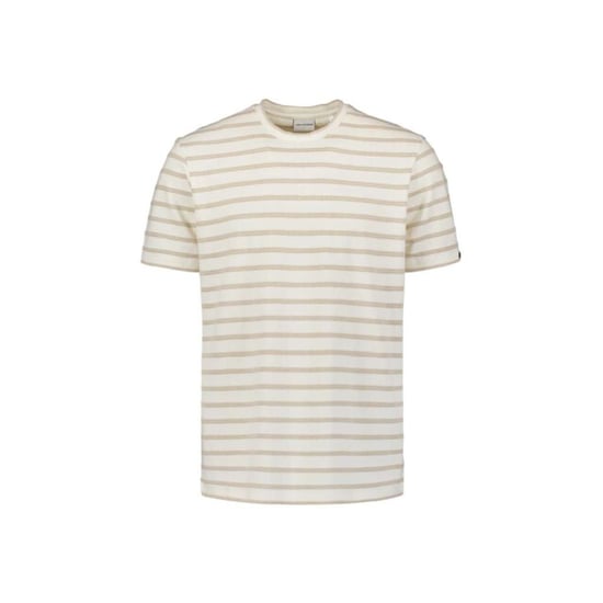 No Excess T-shirt crewneck jacquard stripes offwhite - Image 2