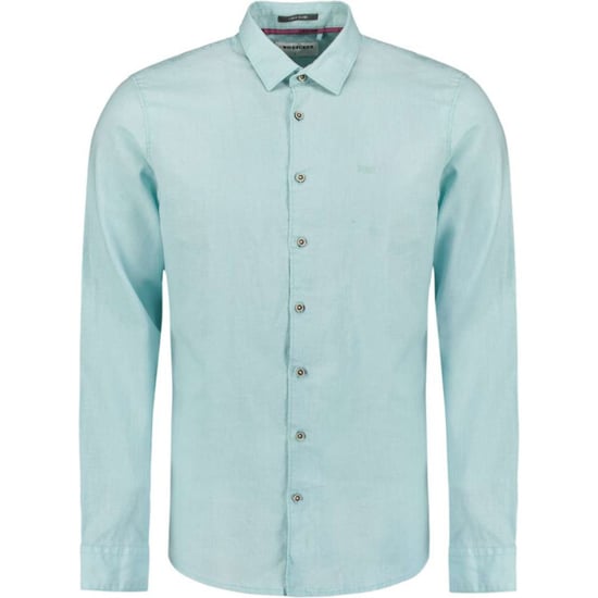 No Excess Shirt solid with linen ice - Image 2