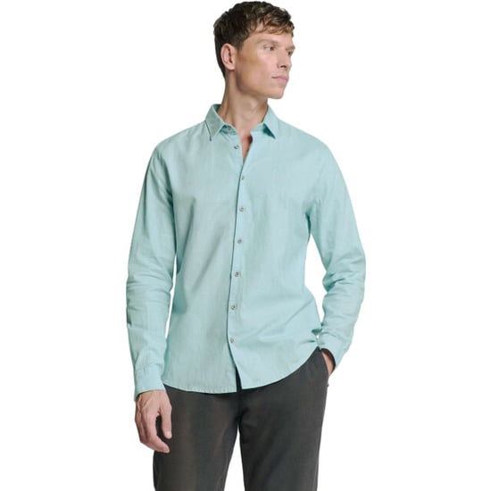 No Excess Shirt solid with linen ice - Image 5