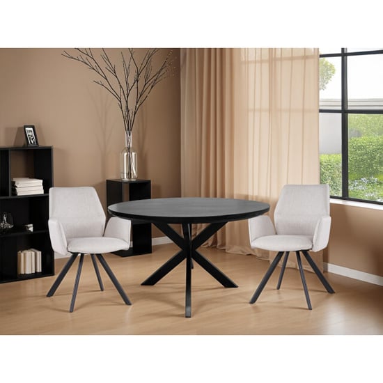 Livingfurn eetkamertafel jesper - rond 120 cm - Image 4