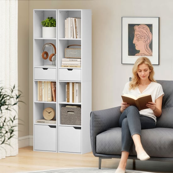 4goodz Boekenkast met 6 vakken met lade en kastdeur - - Image 5