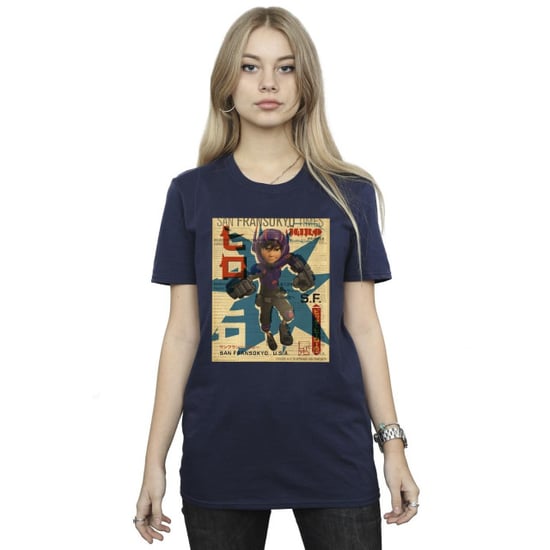 Li-cense Disney dames big hero 6 baymax hiro krant katoenen vriendje t-shirt - Image 3