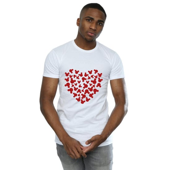 Li-cense Disney heren mickey mouse hart silhouet t-shirt - Image 3