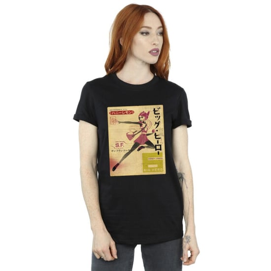 Li-cense Disney dames big hero 6 baymax honing citroen krant katoenen vriendje t-shirt - Image 3