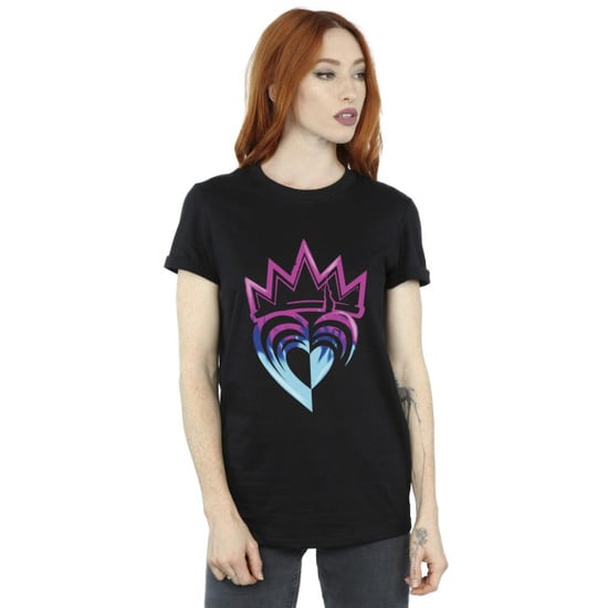 Li-cense Disney dames descendants roze kroon katoenen vriendje t-shirt - Image 3