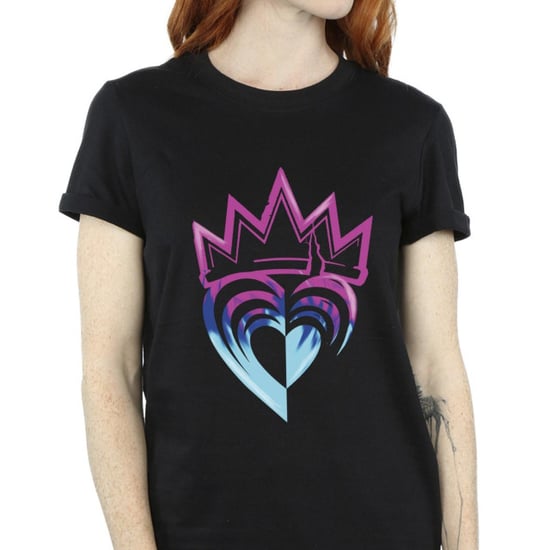 Li-cense Disney dames descendants roze kroon katoenen vriendje t-shirt - Image 4