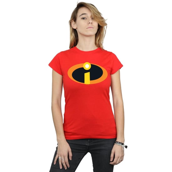 Disney Womens/Ladies The Incredibles Costume Logo Cotton T-Shirt (Red) - Image 3