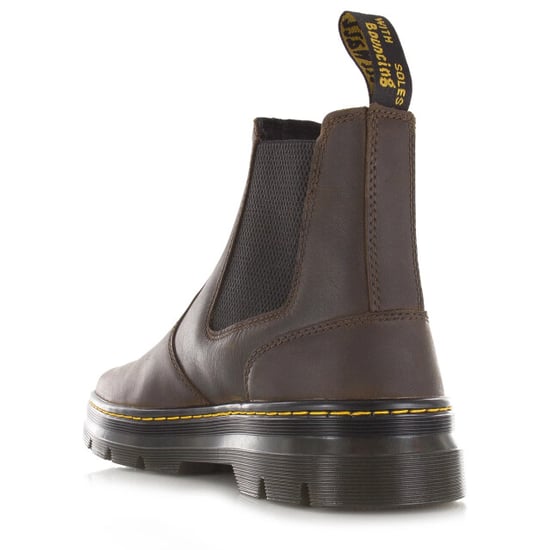 Dr. Martens Embury dark brown crazy horse chelsea boots unisex - Image 3