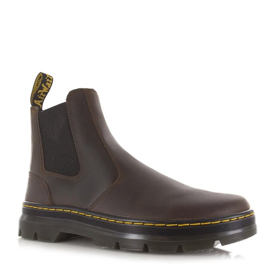 Dr. Martens Embury dark brown crazy horse chelsea boots unisex - Image 4