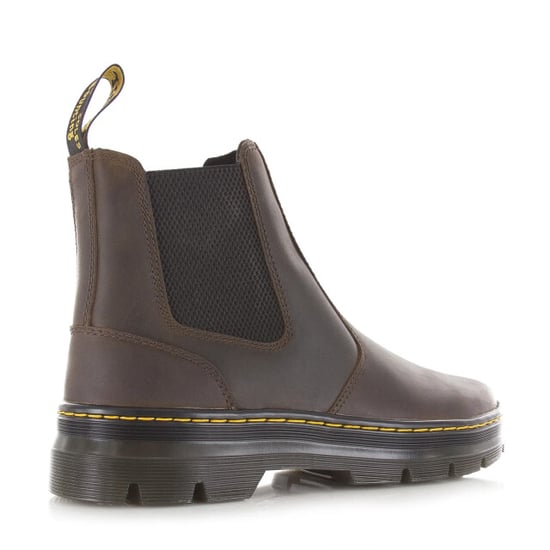 Dr. Martens Embury dark brown crazy horse chelsea boots unisex - Image 5