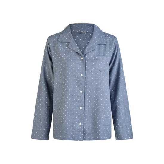 By Louise Dames pyjama set flanel lang met knoopsluiting gestipt - Image 2